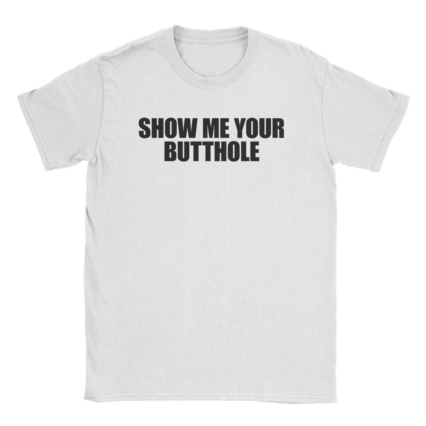 A-or-B-Tees T-Shirt White / S Butthole T-Shirt