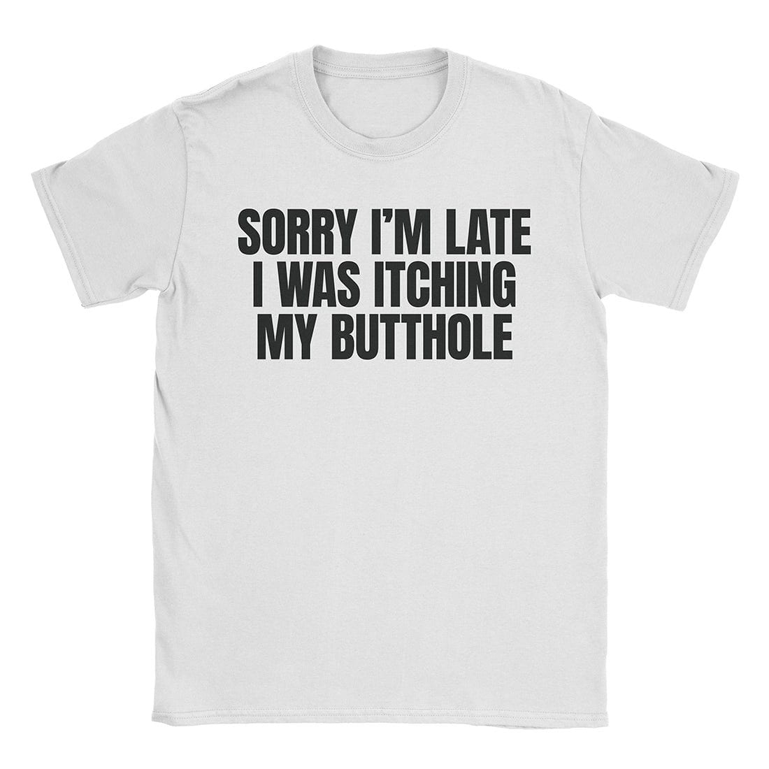 A-or-B-Tees T-Shirt White / S Butthole T-Shirt