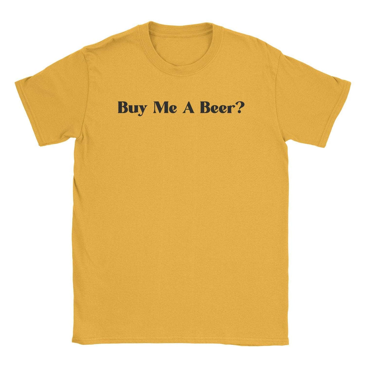 A-or-B-Tees T-Shirt Gold / S Buy Me A Beer T-Shirt