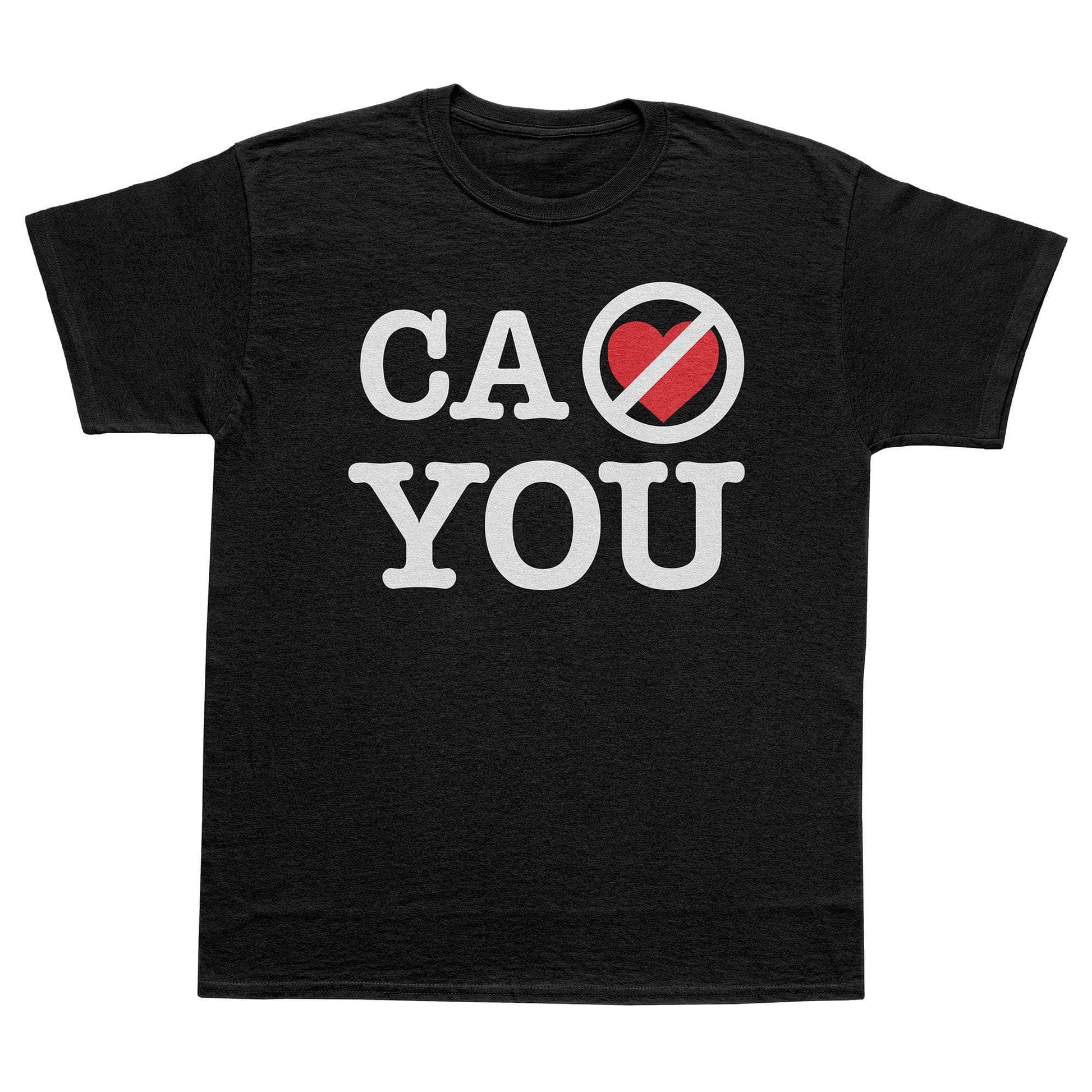 A-or-B-Tees T-Shirt Black / S CA No Love T-Shirt