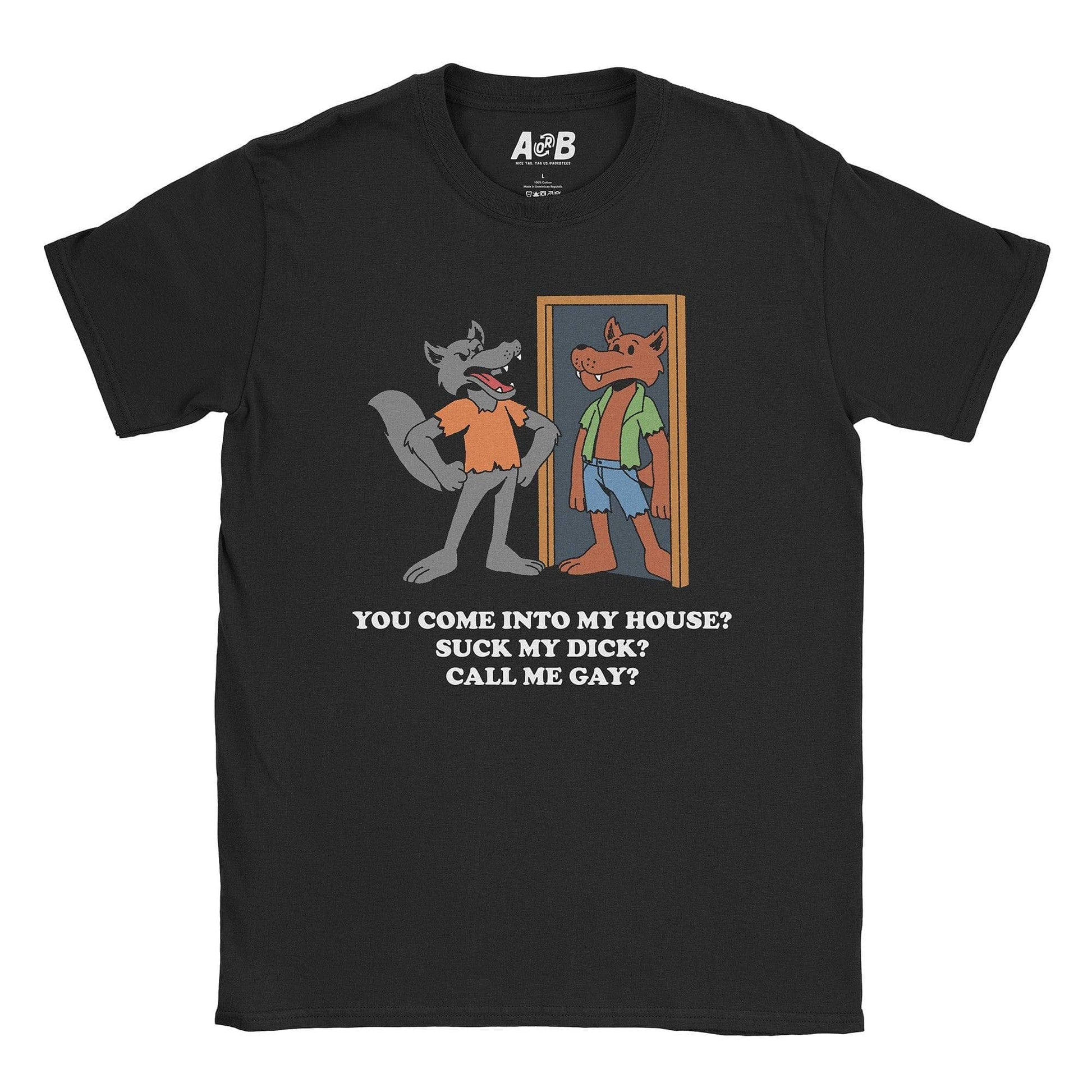 A-or-B-Tees T-Shirt Black / S Call Me Gay T-Shirt