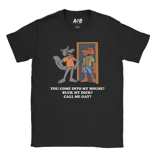 A-or-B-Tees T-Shirt Black / S Call Me Gay T-Shirt