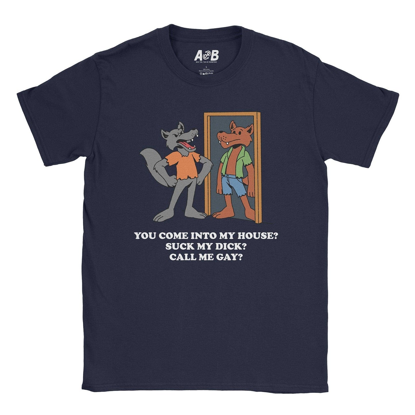 A-or-B-Tees T-Shirt Navy / S Call Me Gay T-Shirt