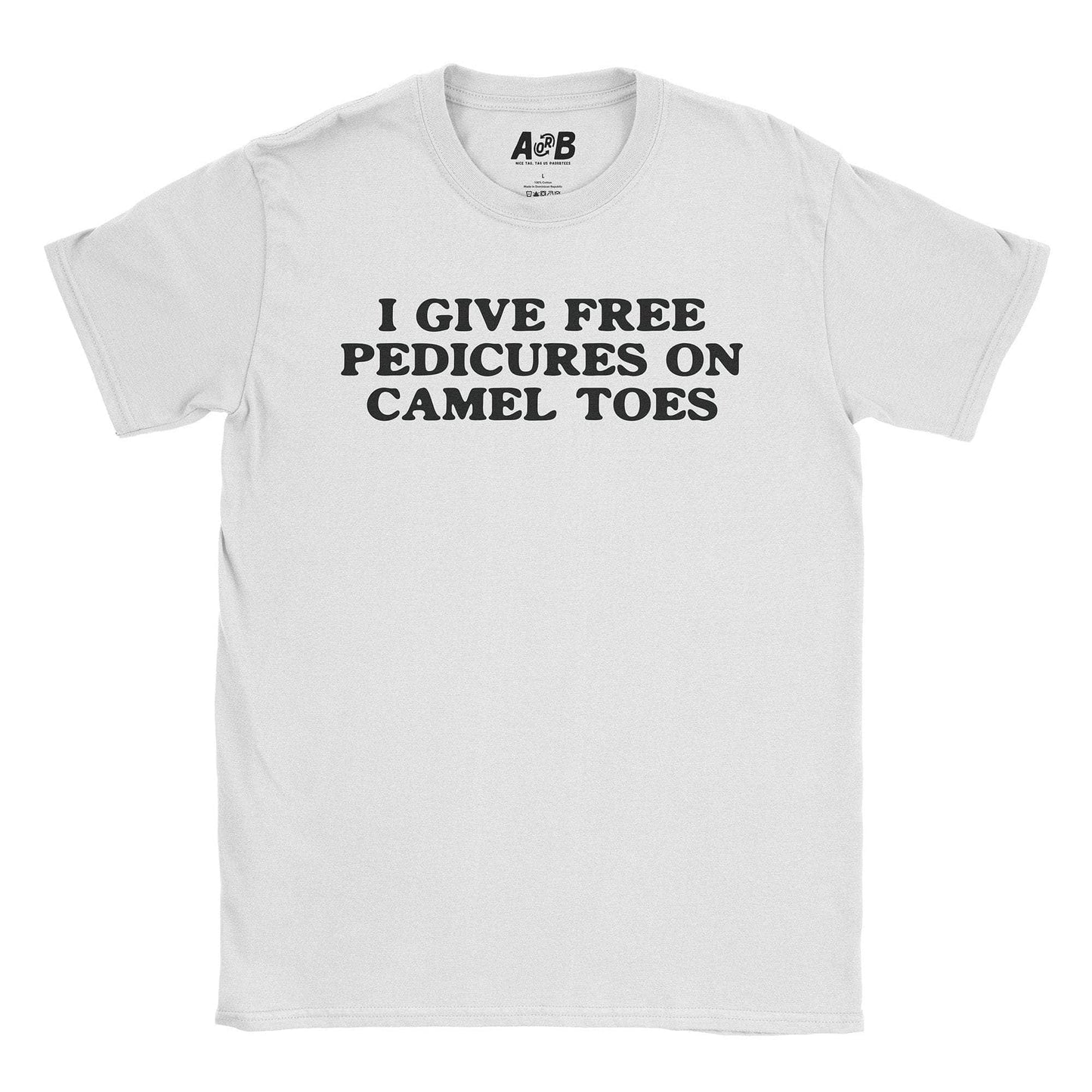 A-or-B-Tees T-Shirt White / S Camel Toes T-Shirt