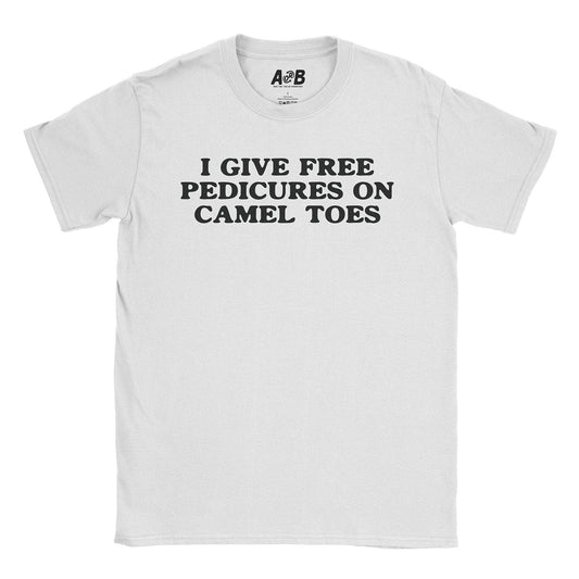 A-or-B-Tees T-Shirt White / S Camel Toes T-Shirt