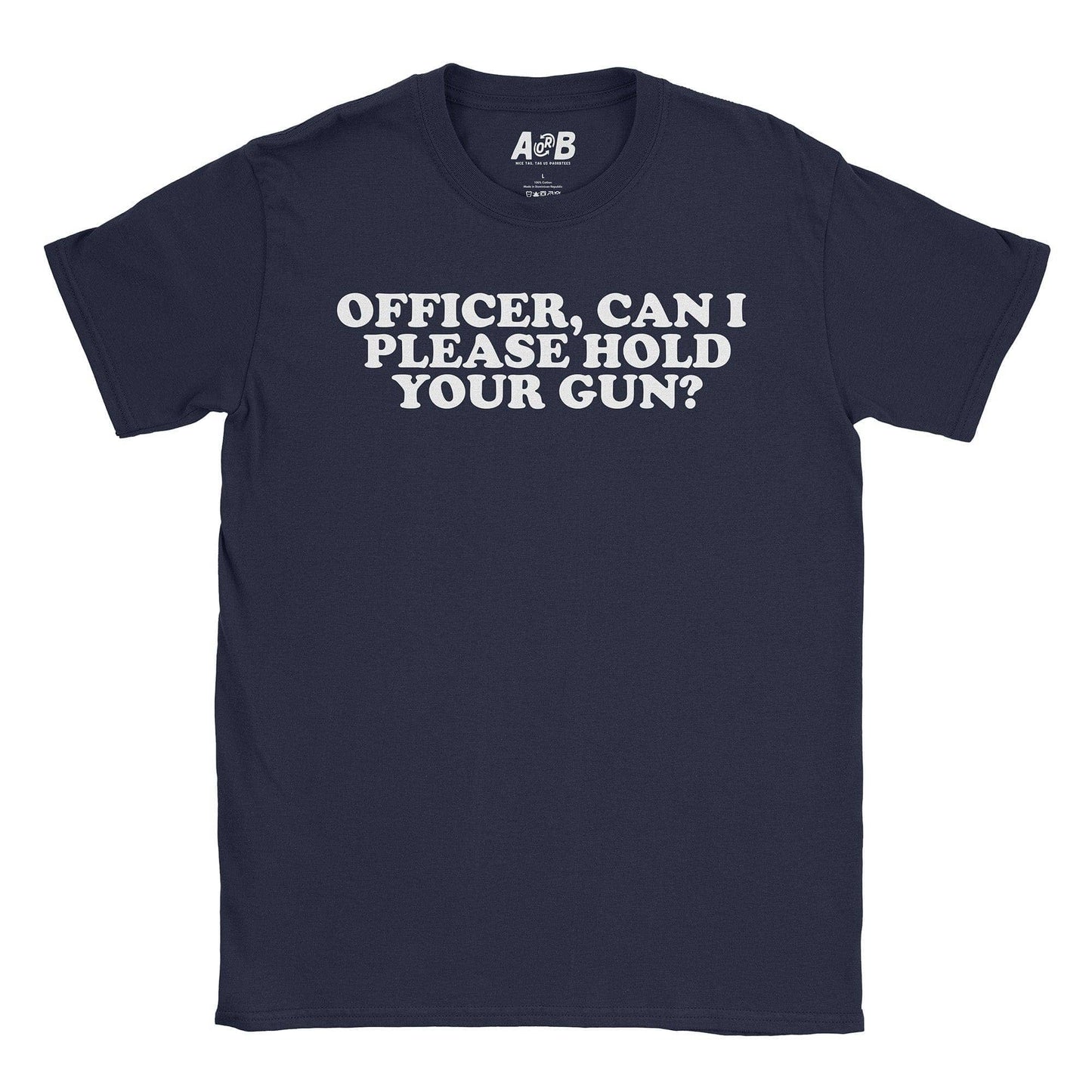 A-or-B-Tees T-Shirt Navy / S Can I Hold It T-Shirt