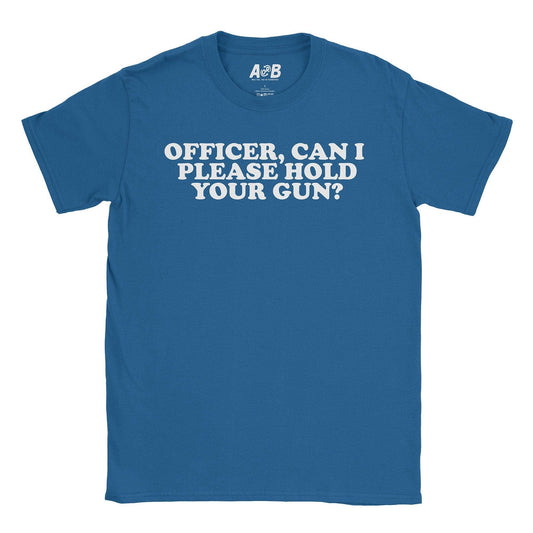A-or-B-Tees T-Shirt Royal / S Can I Hold It T-Shirt