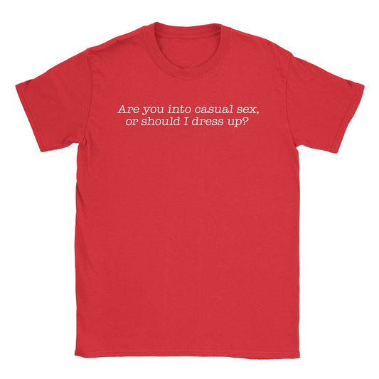 A-or-B-Tees T-Shirt Red / S Casual Sex T-Shirt