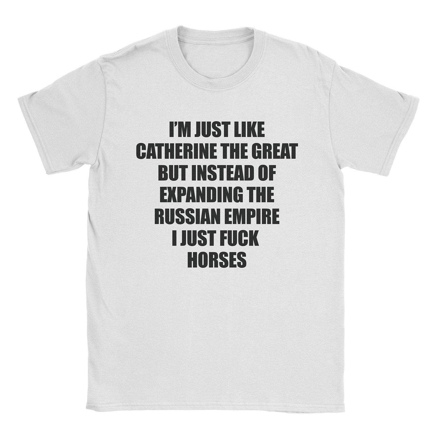 A-or-B-Tees T-Shirt White / S Catherine The Great T-Shirt