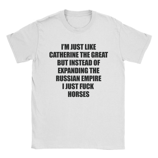 A-or-B-Tees T-Shirt White / S Catherine The Great T-Shirt