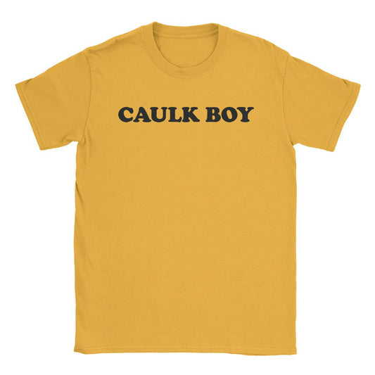 A-or-B-Tees T-Shirt Gold / S Caulk Boy T-Shirt