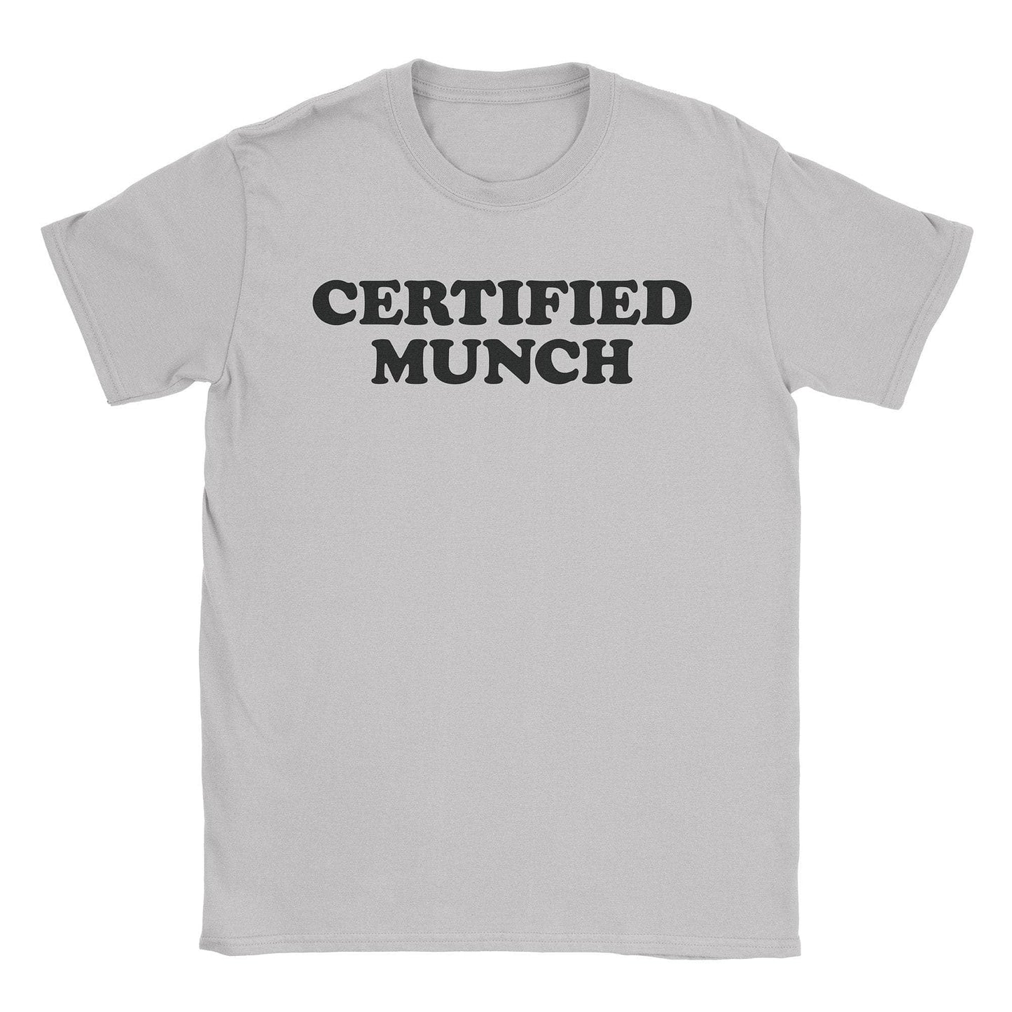 A-or-B-Tees T-Shirt Ice Grey / S Certified Munch T-Shirt
