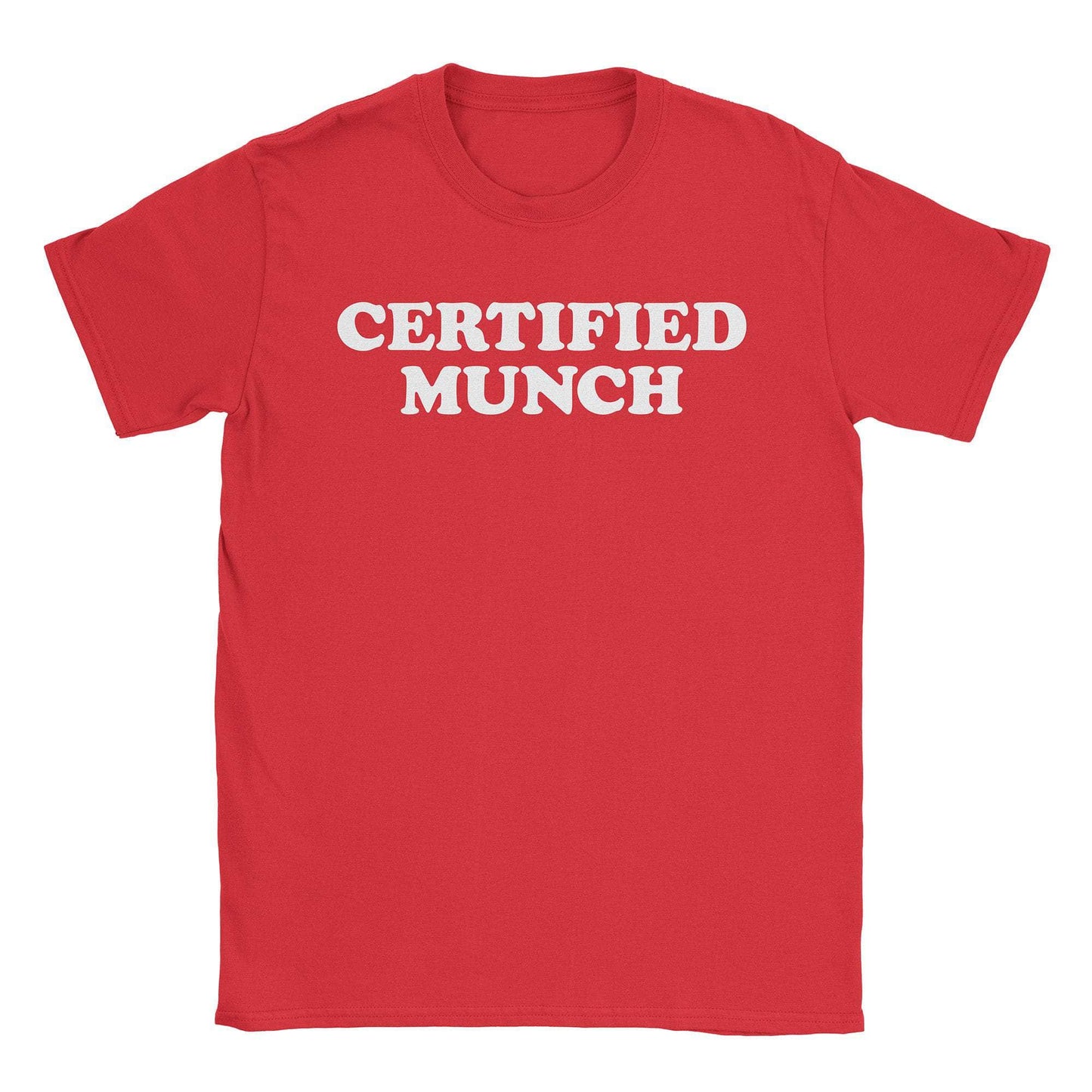 A-or-B-Tees T-Shirt Red / S Certified Munch T-Shirt