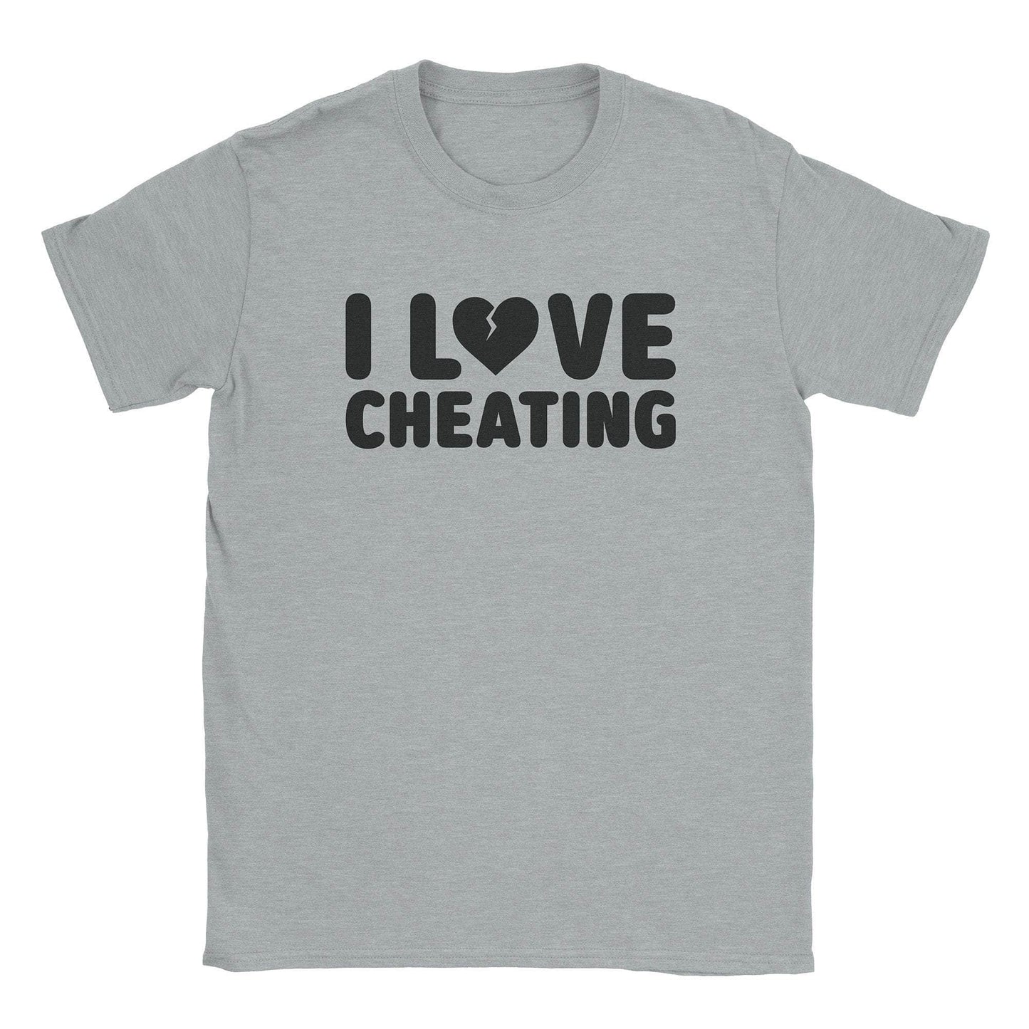 A-or-B-Tees T-Shirt Sport Grey / S Cheater T-Shirt