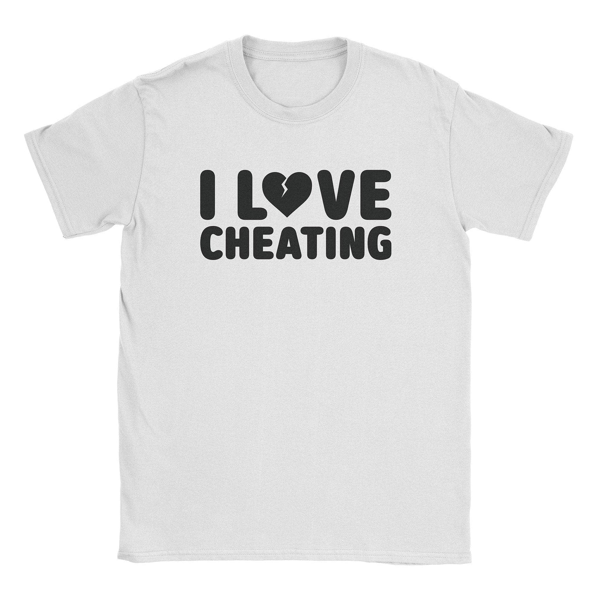A-or-B-Tees T-Shirt White / S Cheater T-Shirt