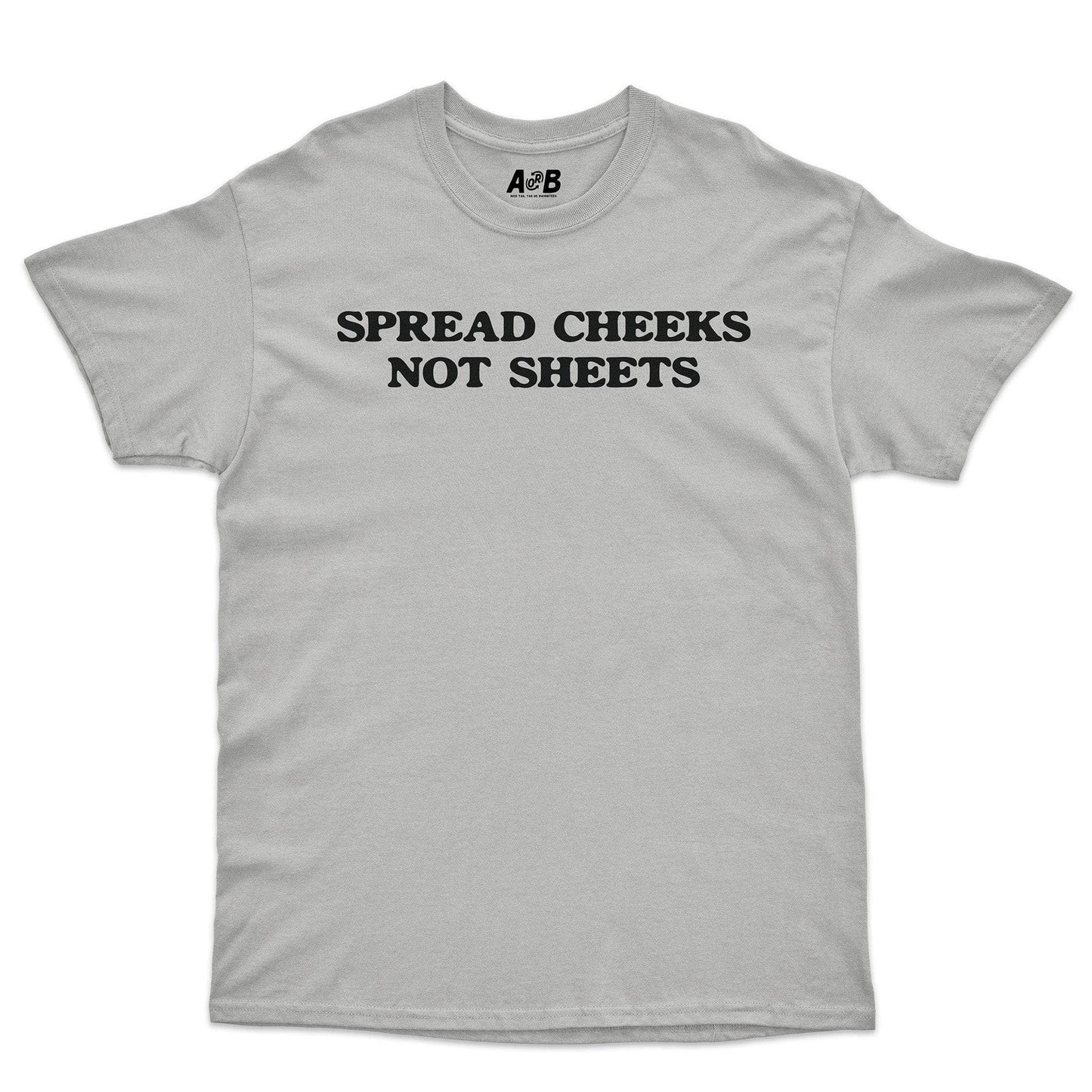 A-or-B-Tees T-Shirt Ice Grey / S Cheeks T-Shirt