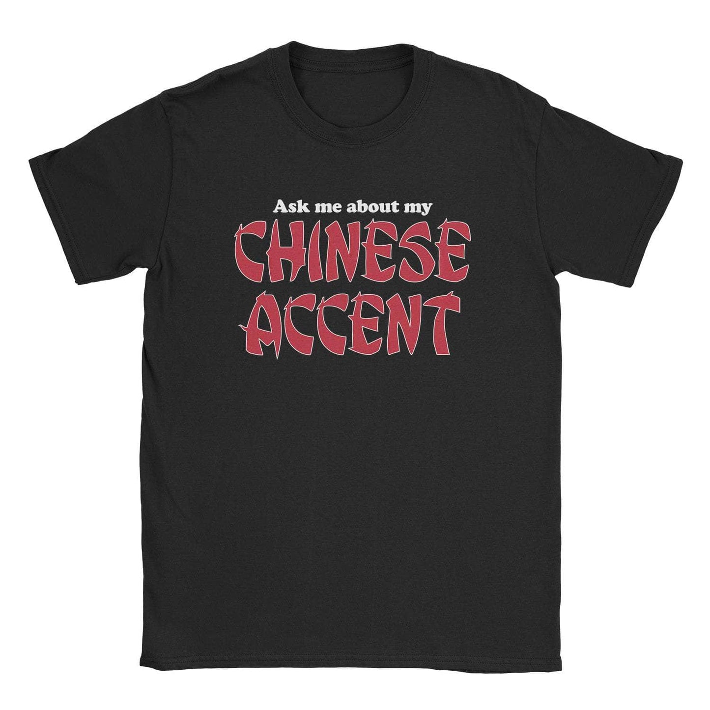 A-or-B-Tees T-Shirt Black / S Chinese Accent T-Shirt