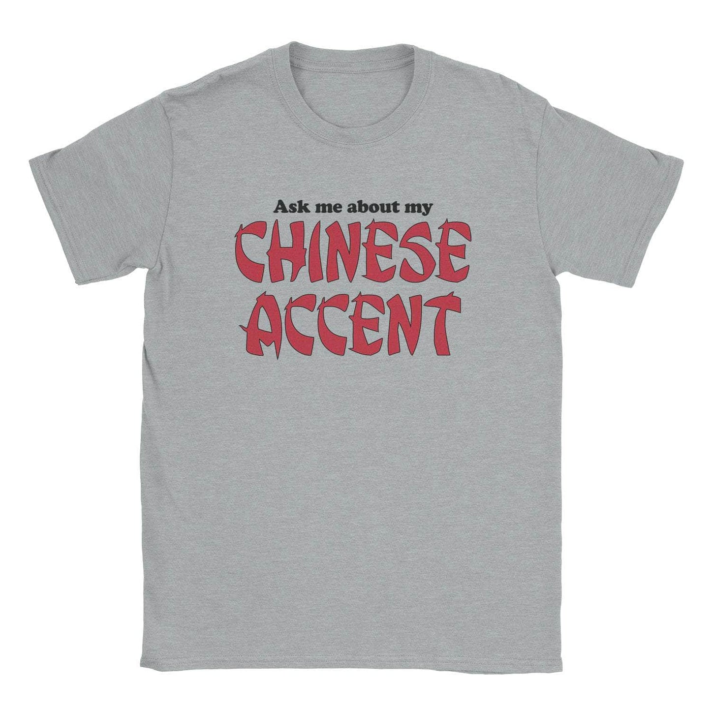 A-or-B-Tees T-Shirt Sport Grey / S Chinese Accent T-Shirt