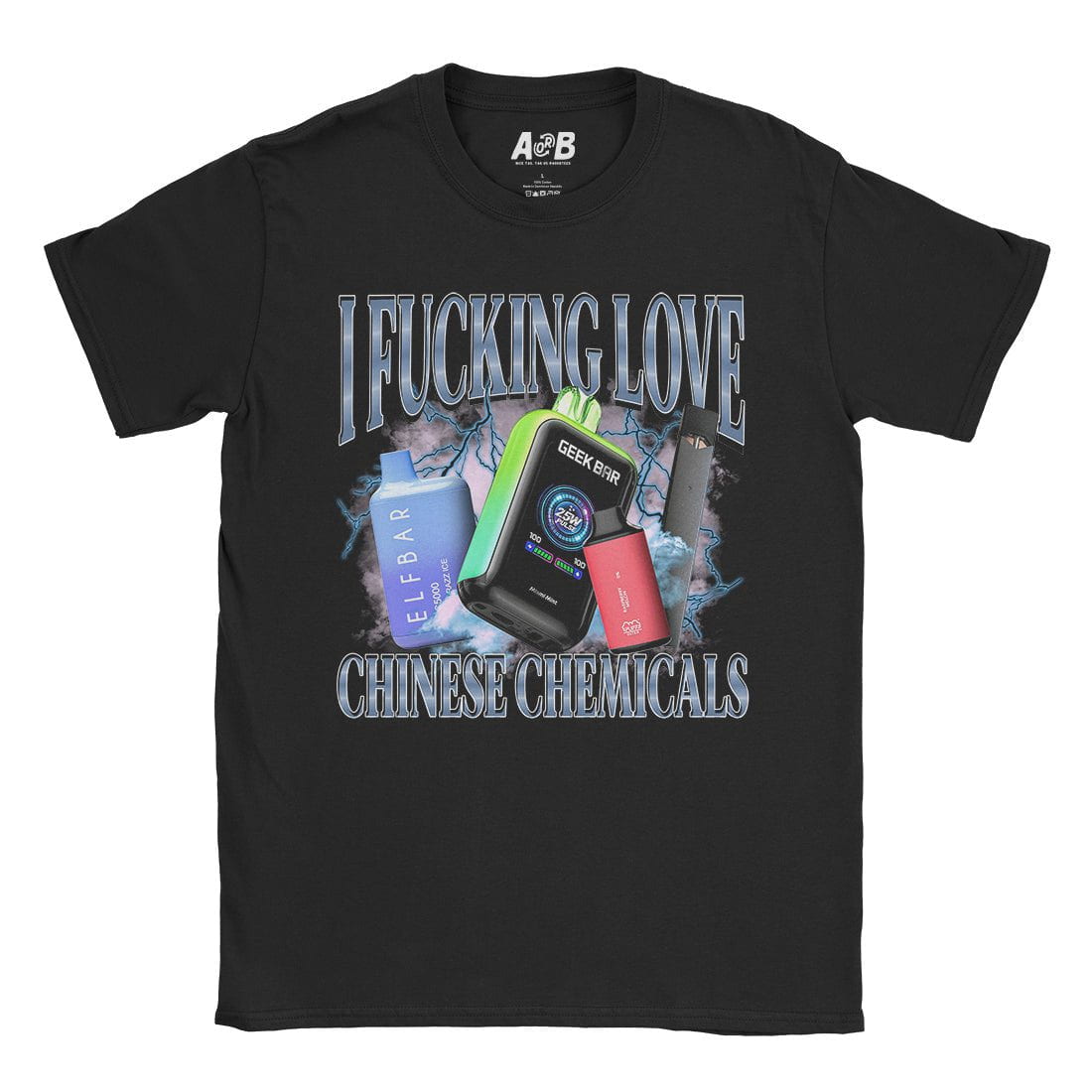 A-or-B-Tees T-Shirt Black / S Chinese Chemicals T-Shirt