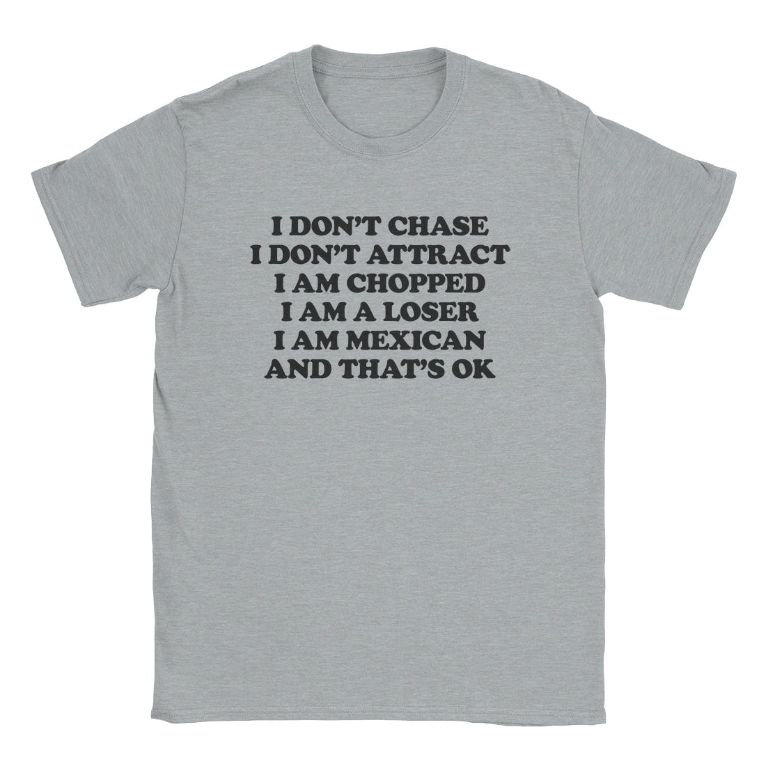 A-or-B-Tees T-Shirt Sport Grey / S Chopped Mexican T-Shirt