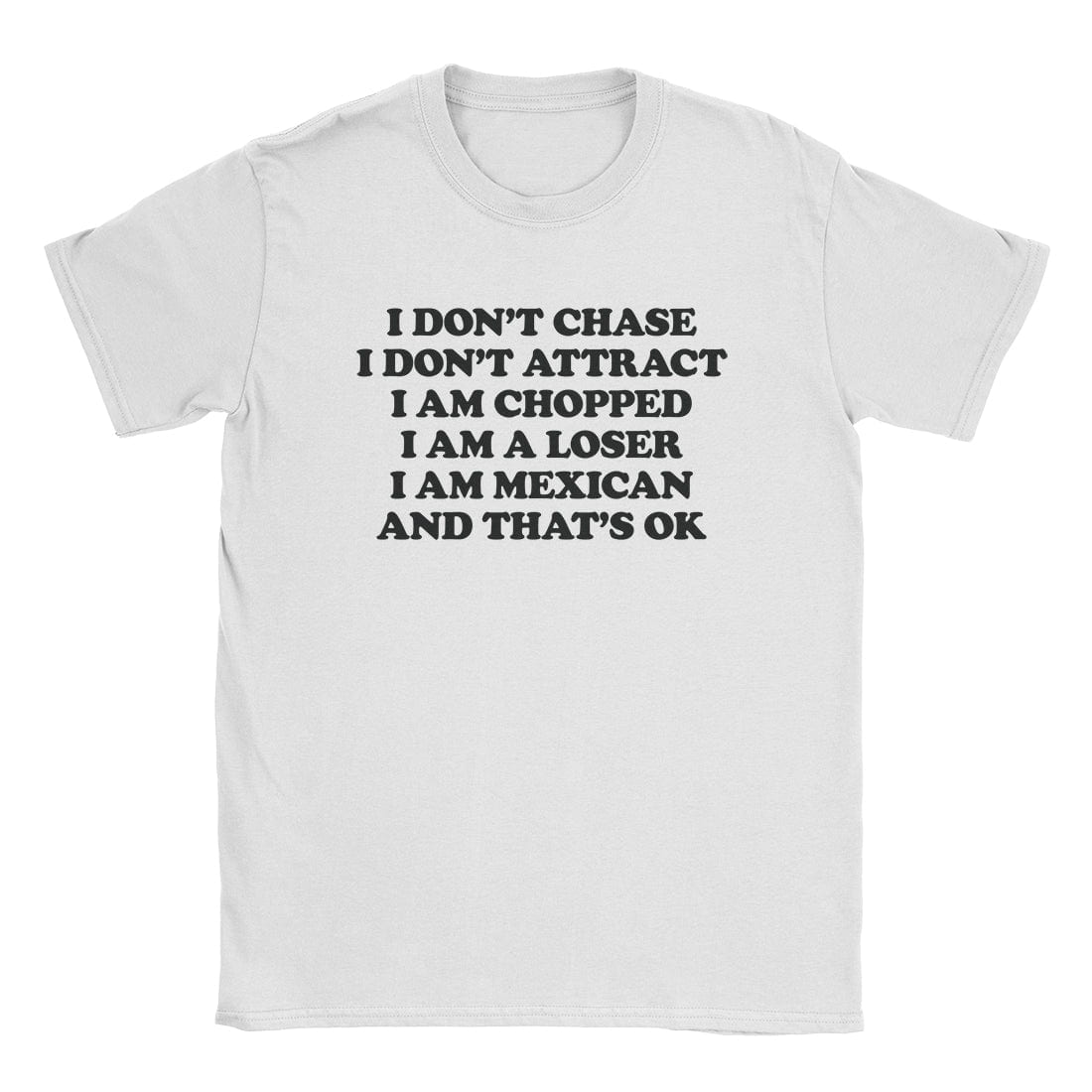 A-or-B-Tees T-Shirt White / S Chopped Mexican T-Shirt