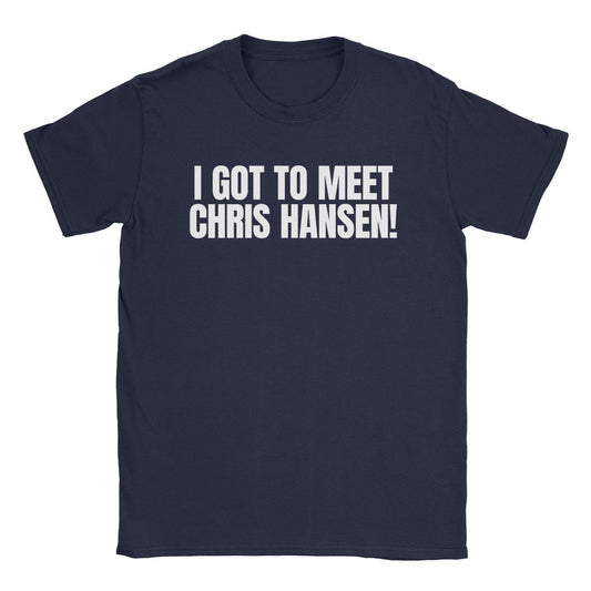 A-or-B-Tees T-Shirt Navy / S Chris Hansen T-Shirt