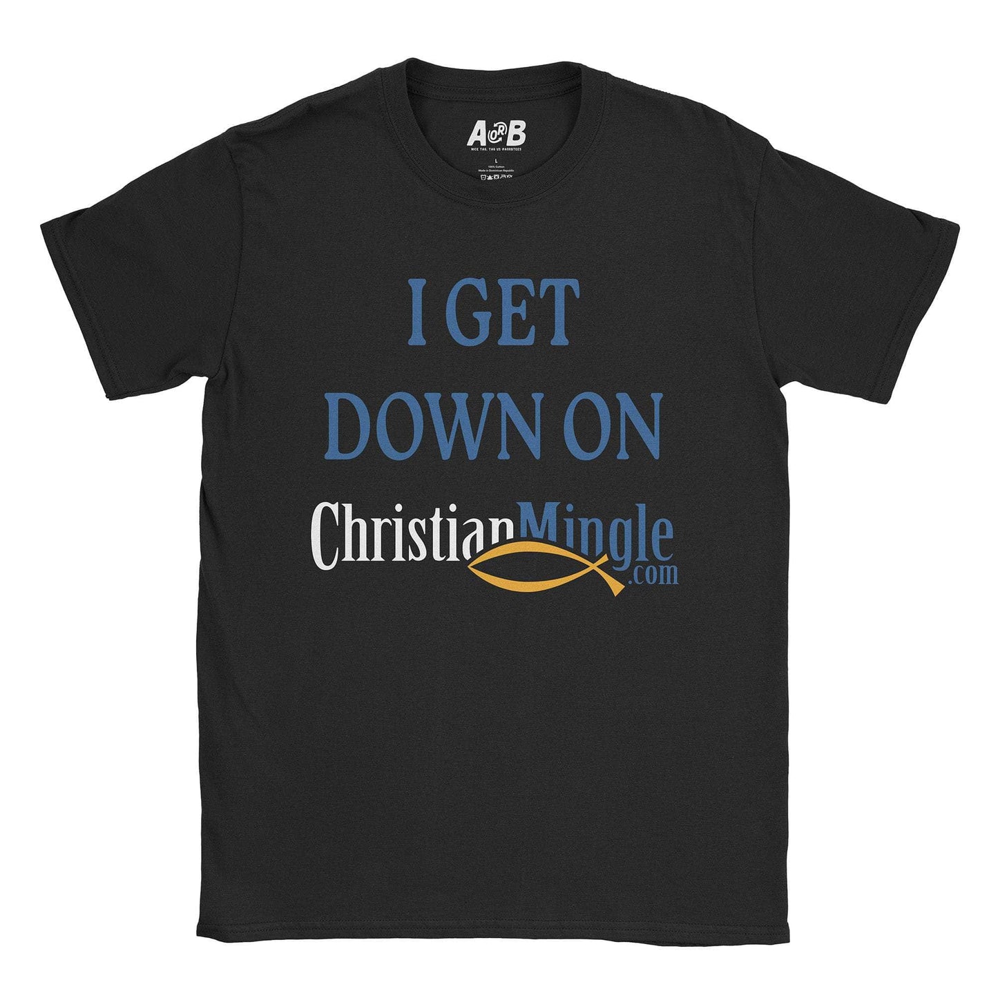 A-or-B-Tees T-Shirt Black / S Christian Mingle T-Shirt