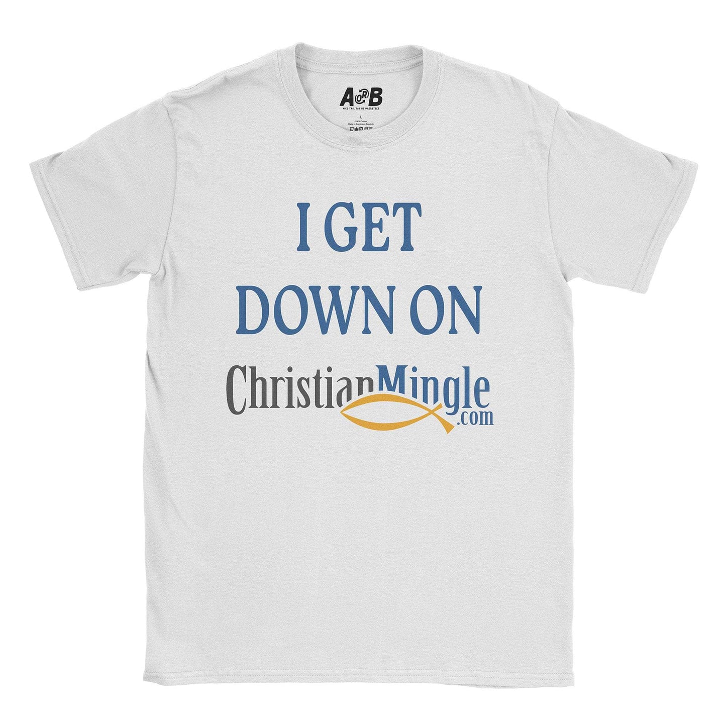 A-or-B-Tees T-Shirt White / S Christian Mingle T-Shirt