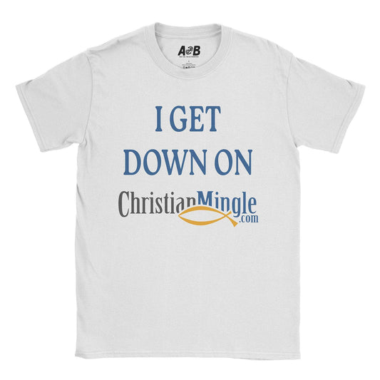 A-or-B-Tees T-Shirt White / S Christian Mingle T-Shirt
