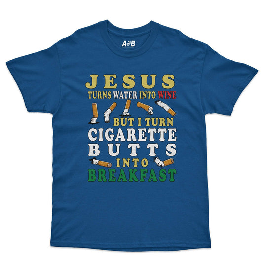 A-or-B-Tees T-Shirt Royal / S Cig Breakfast T-Shirt