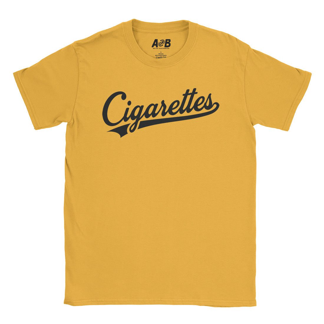 A-or-B-Tees T-Shirt Gold / S Cigarettes T-Shirt