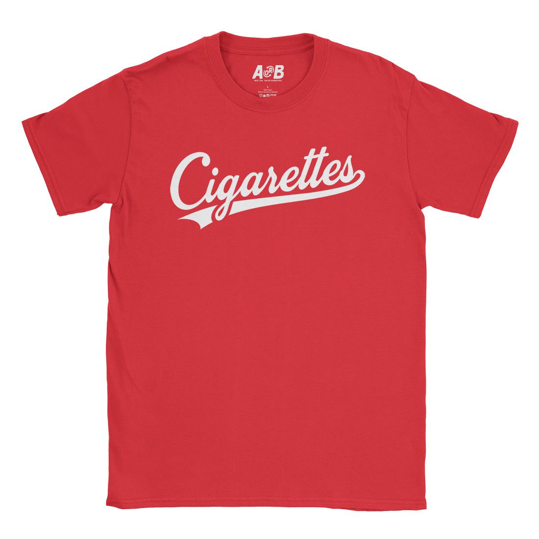 A-or-B-Tees T-Shirt Red / S Cigarettes T-Shirt