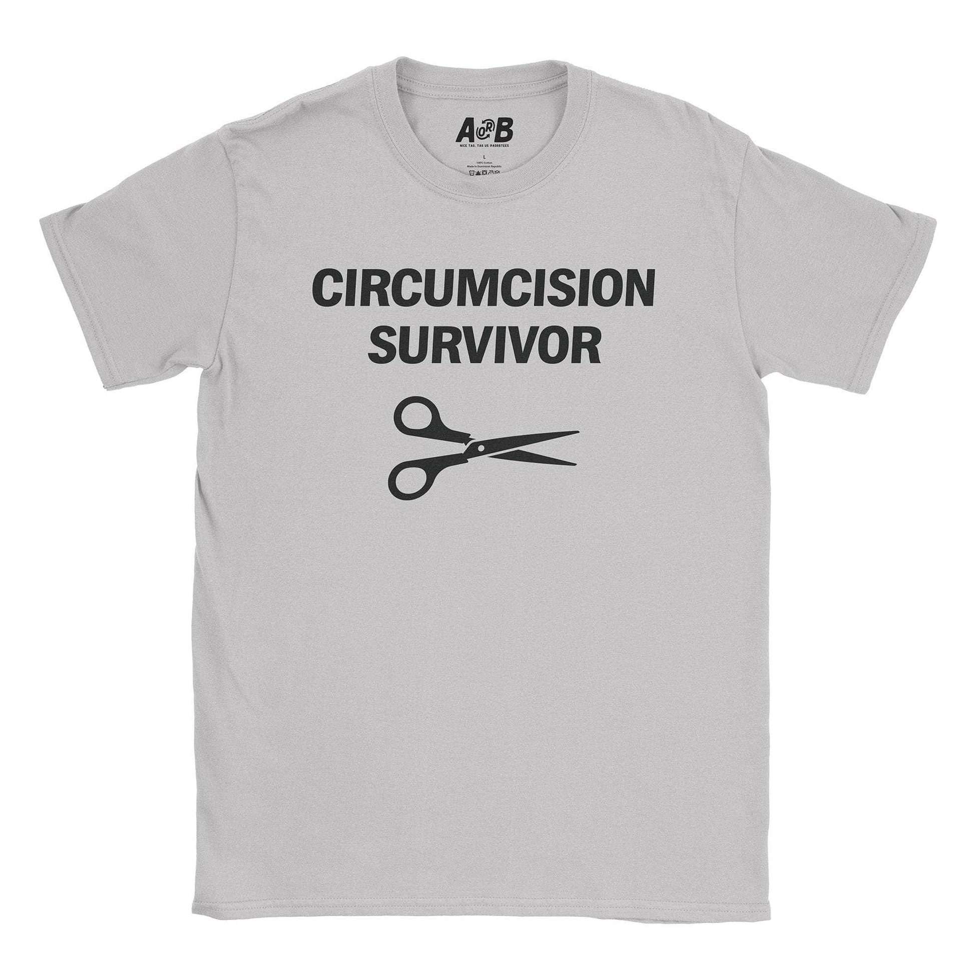 A-or-B-Tees T-Shirt Ice Grey / S Circumcision T-Shirt