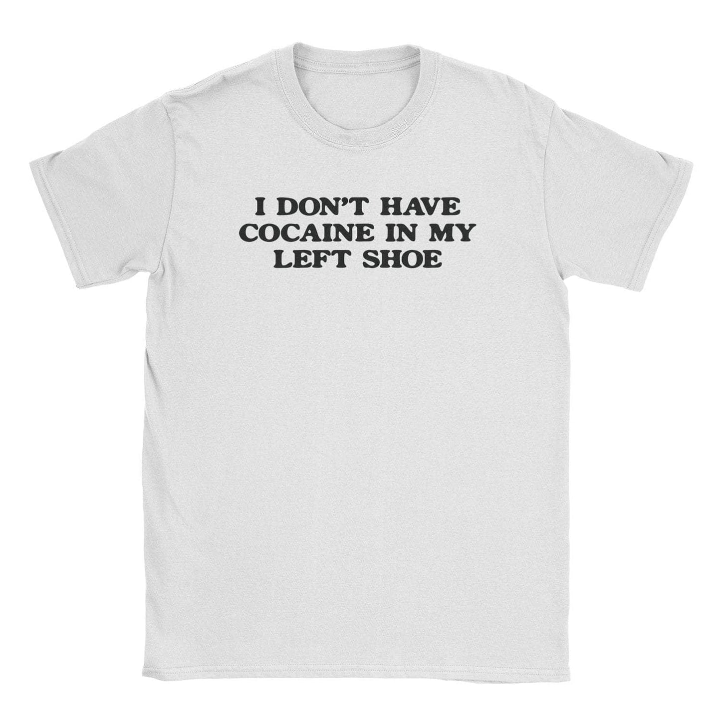 A-or-B-Tees T-Shirt White / S Cocaine T-Shirt