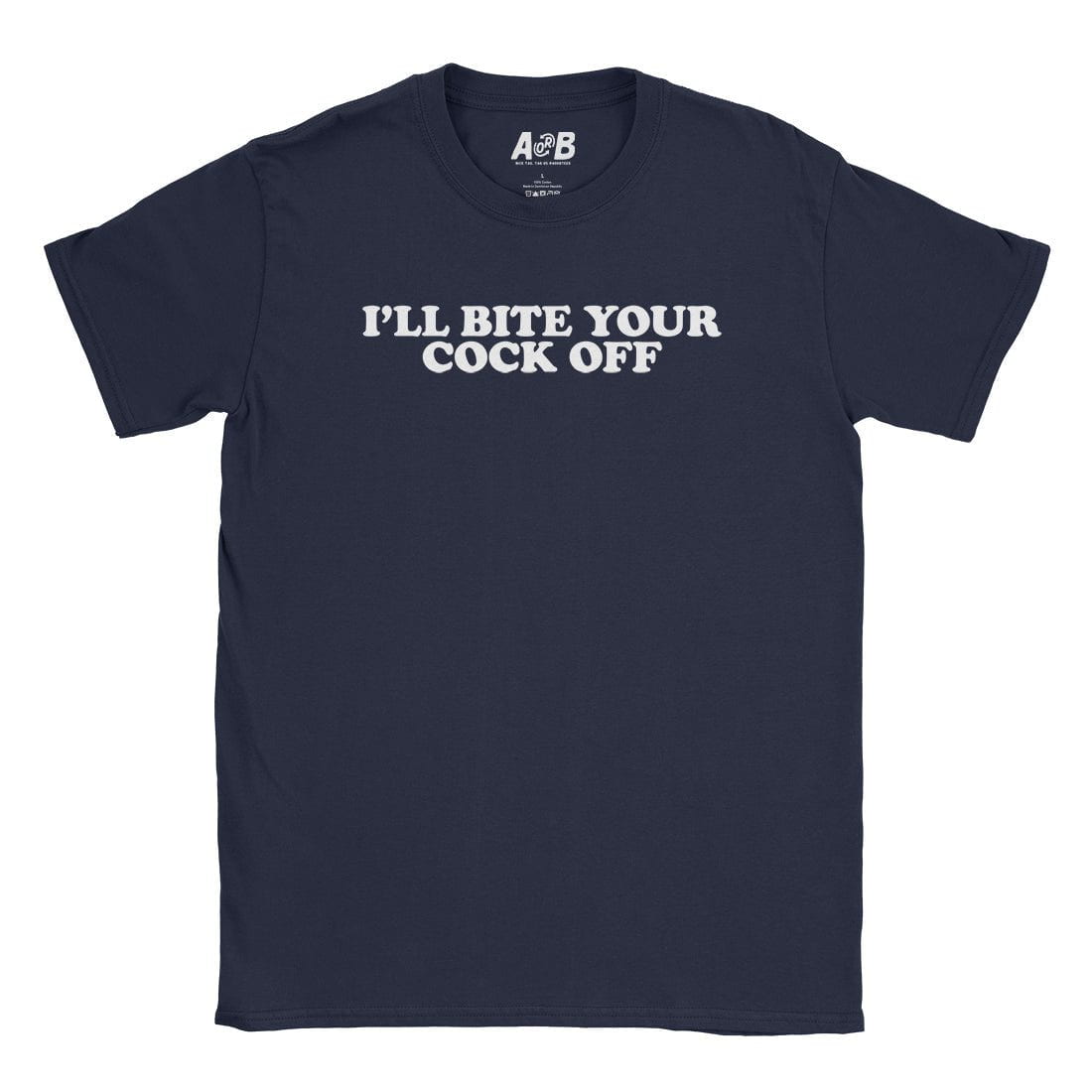 A-or-B-Tees T-Shirt Navy / S Cock Off T-Shirt