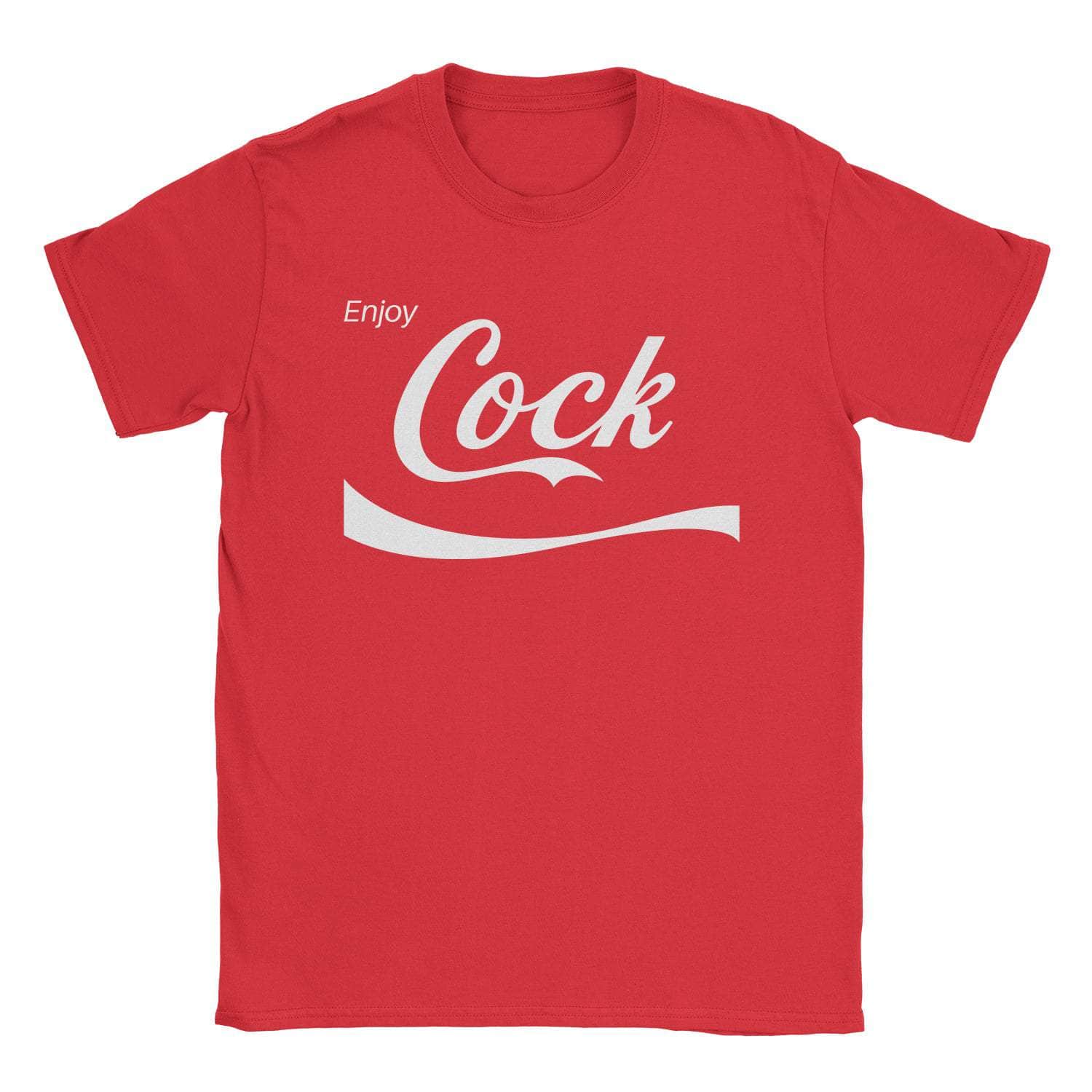 A-or-B-Tees T-Shirt Red / S Cock T-Shirt