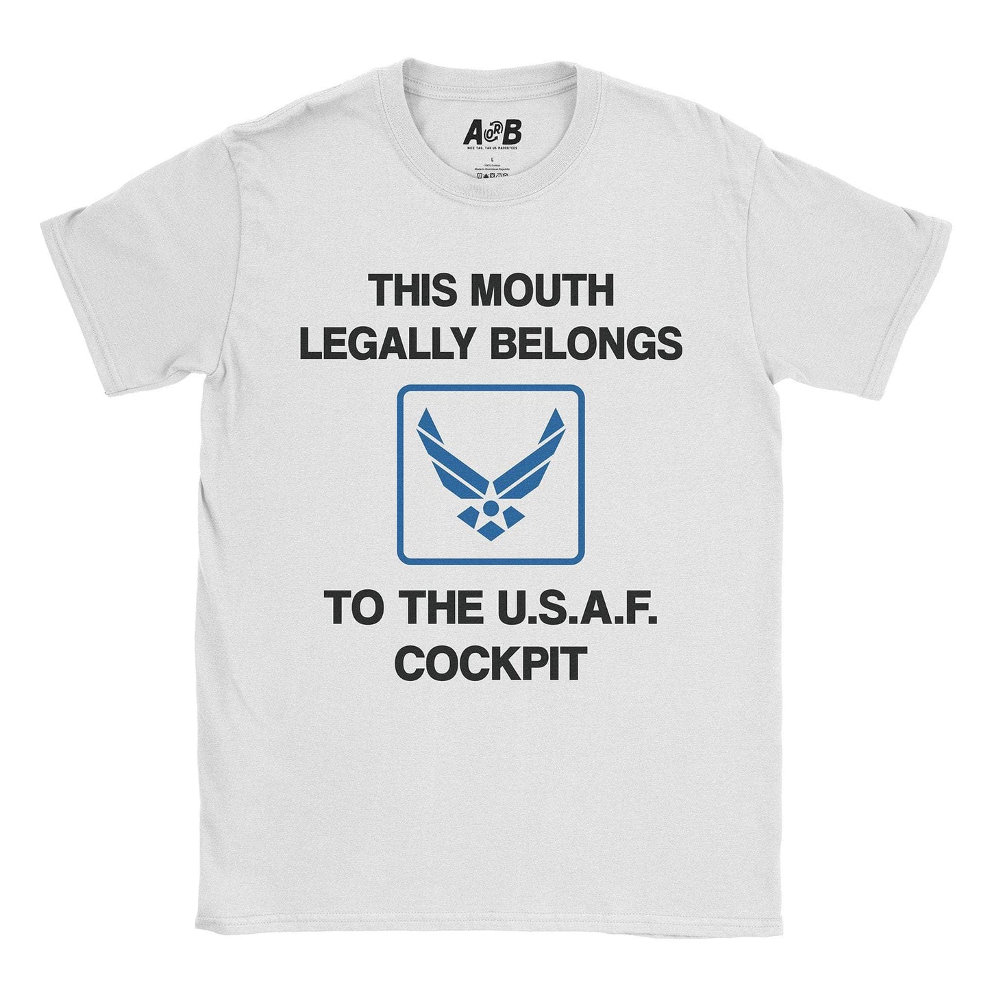 A-or-B-Tees T-Shirt White / S Cockpit T-Shirt
