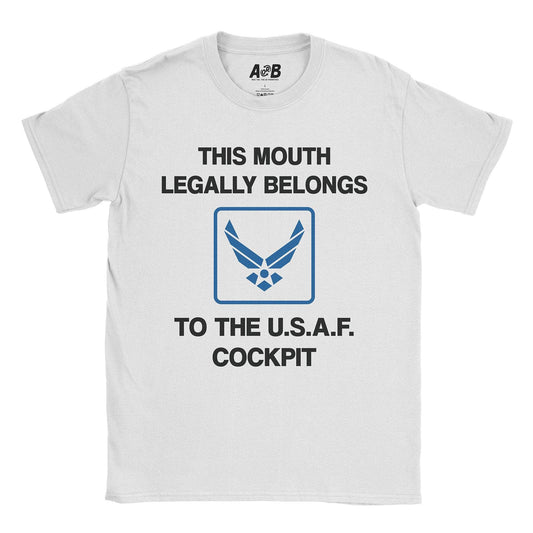 A-or-B-Tees T-Shirt White / S Cockpit T-Shirt