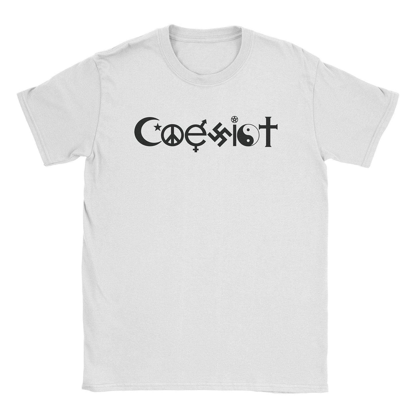 A-or-B-Tees T-Shirt White / S Coexist T-Shirt