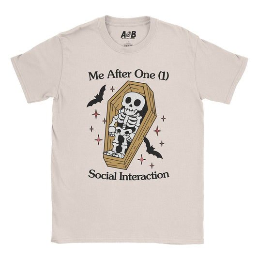 A-or-B-Tees T-Shirt Natural / S Coffin T-Shirt