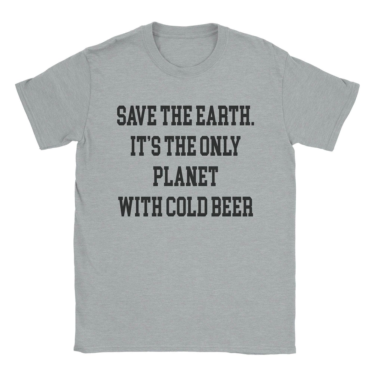 A-or-B-Tees T-Shirt Sport Grey / S Cold Beer Planet T-Shirt