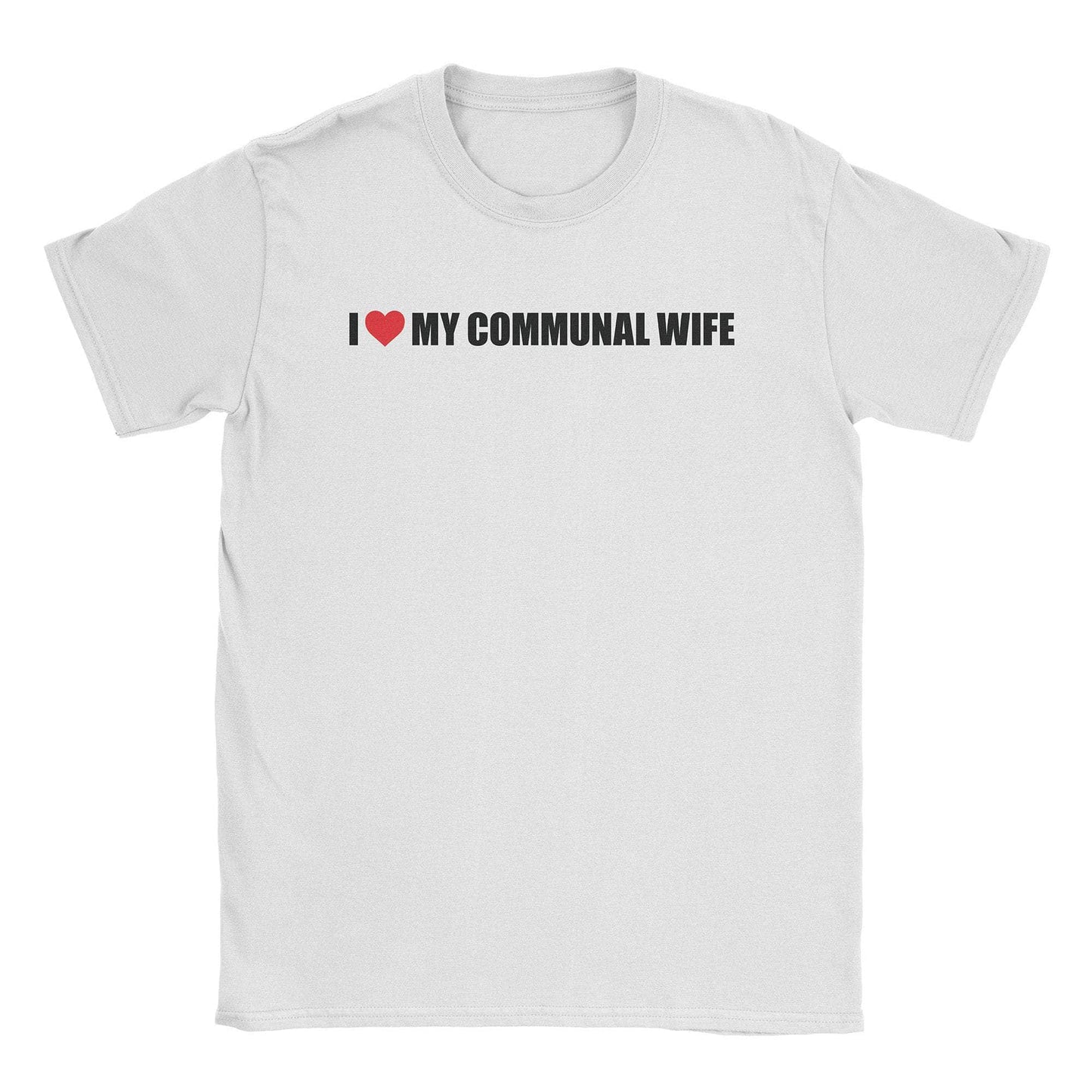 A-or-B-Tees T-Shirt White / S Communal Wife T-Shirt
