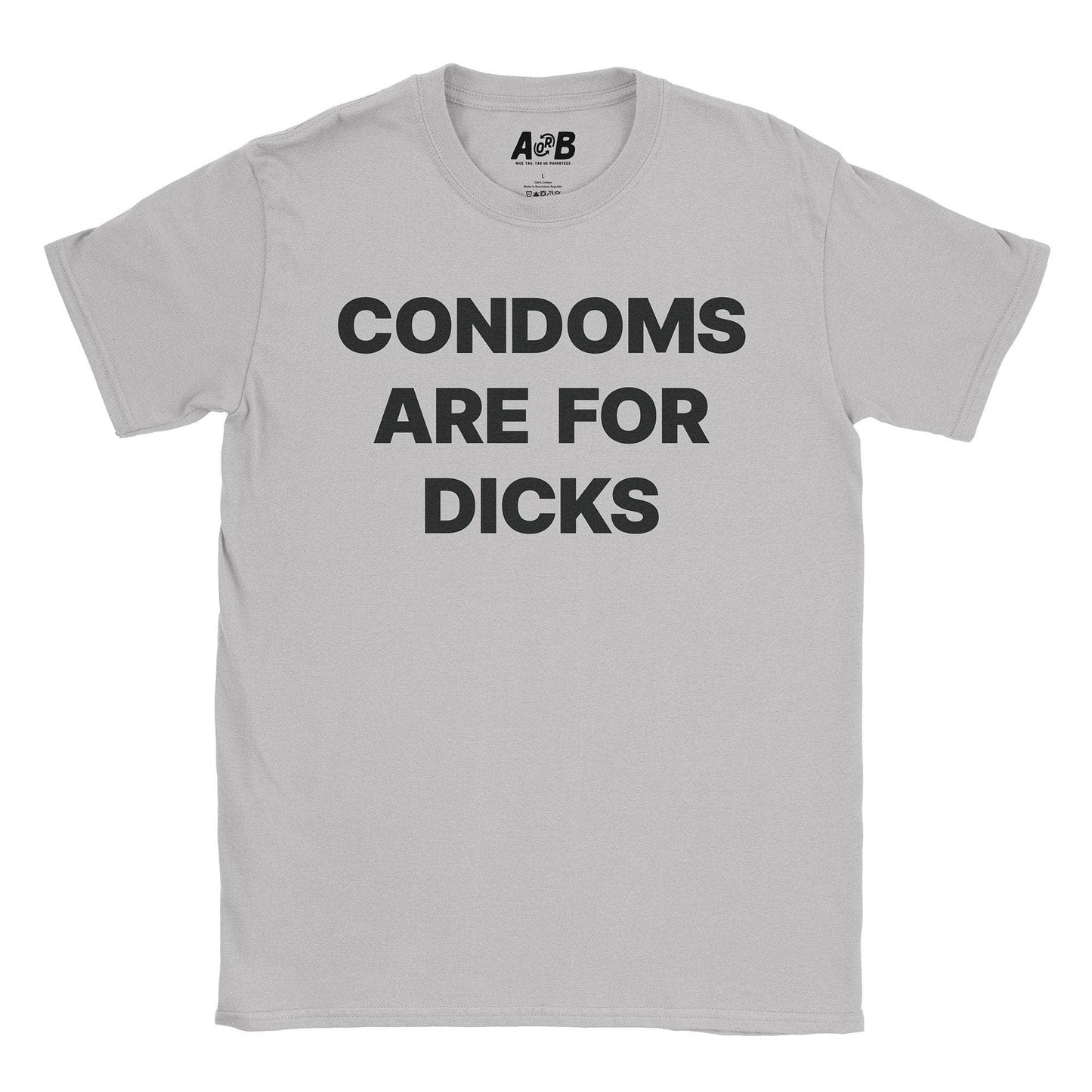 A-or-B-Tees T-Shirt Ice Grey / S Condoms T-Shirt