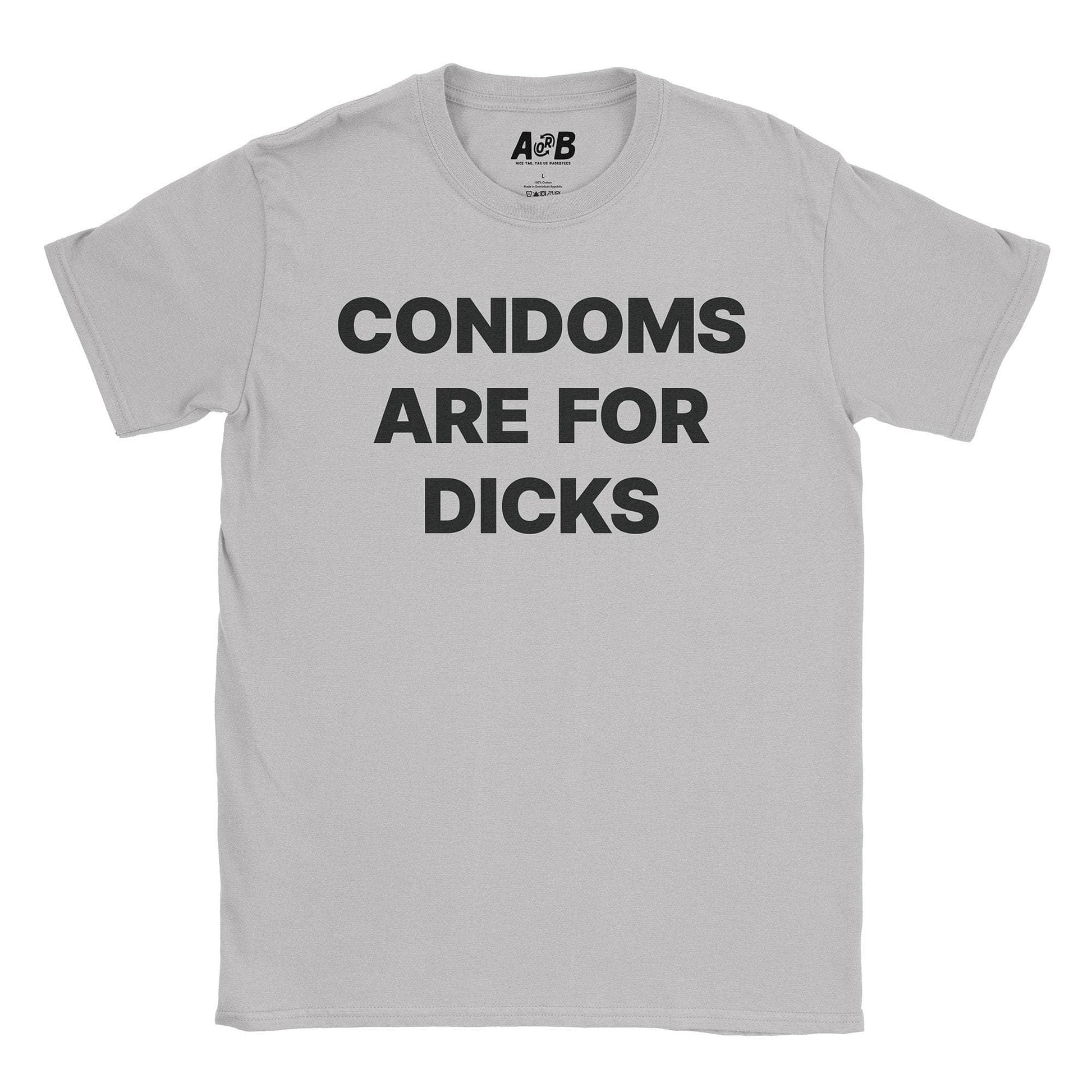 A-or-B-Tees T-Shirt Ice Grey / S Condoms T-Shirt