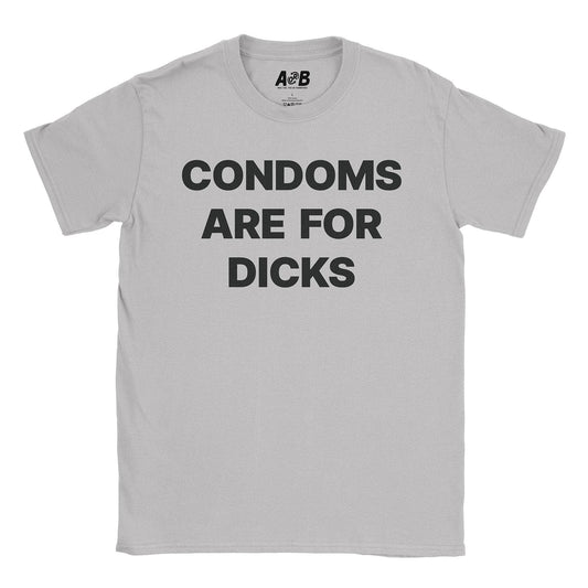 A-or-B-Tees T-Shirt Ice Grey / S Condoms T-Shirt