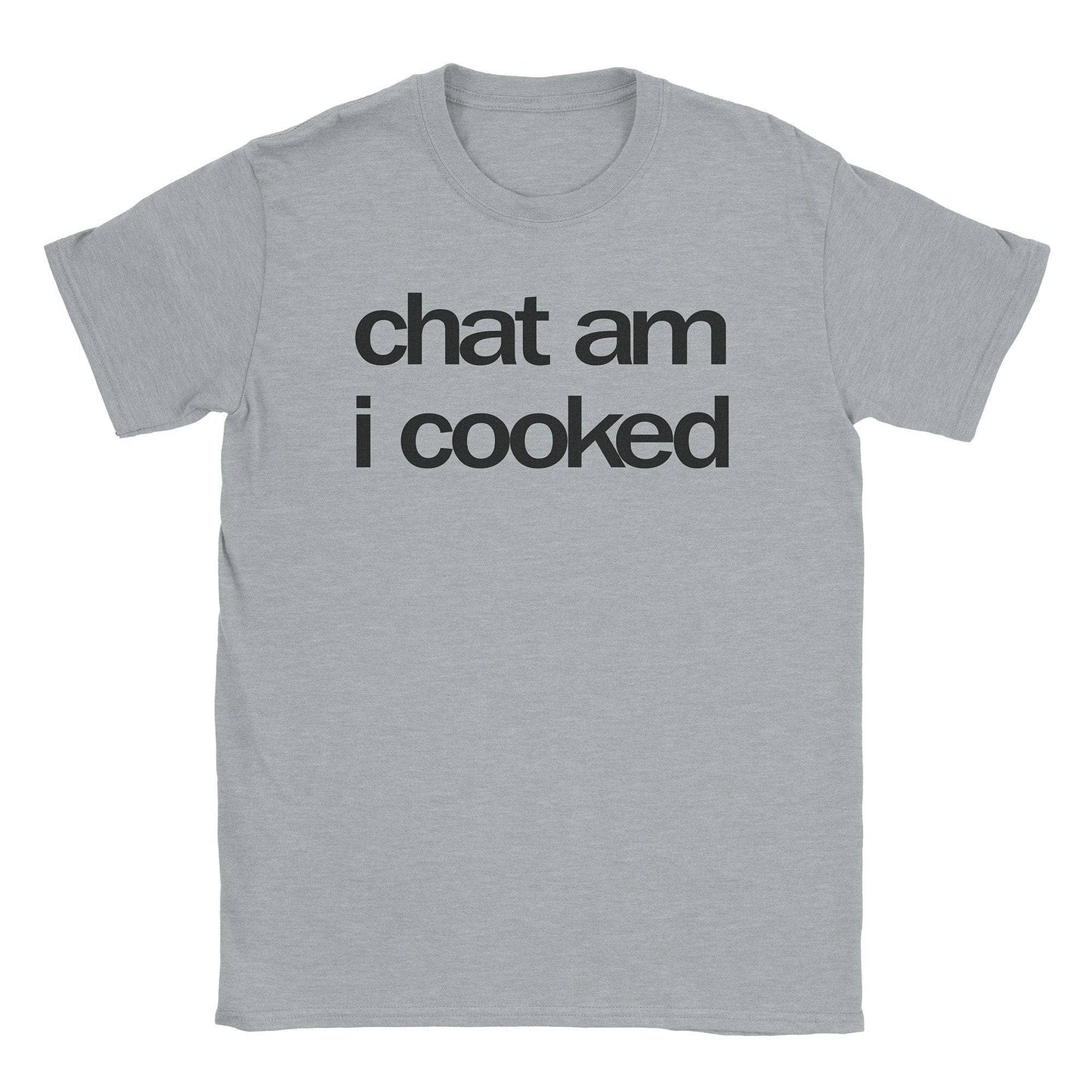 A-or-B-Tees T-Shirt Sport Grey / S Cooked T-Shirt