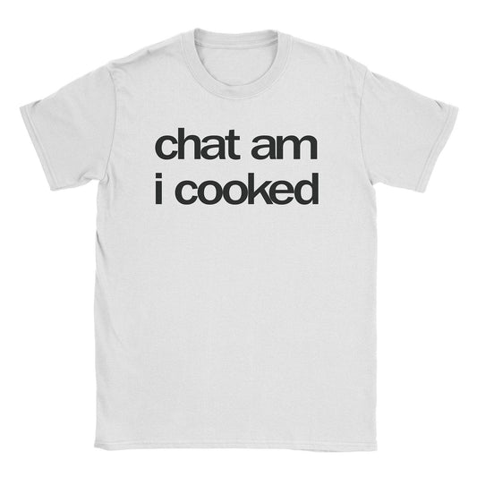 A-or-B-Tees T-Shirt White / S Cooked T-Shirt