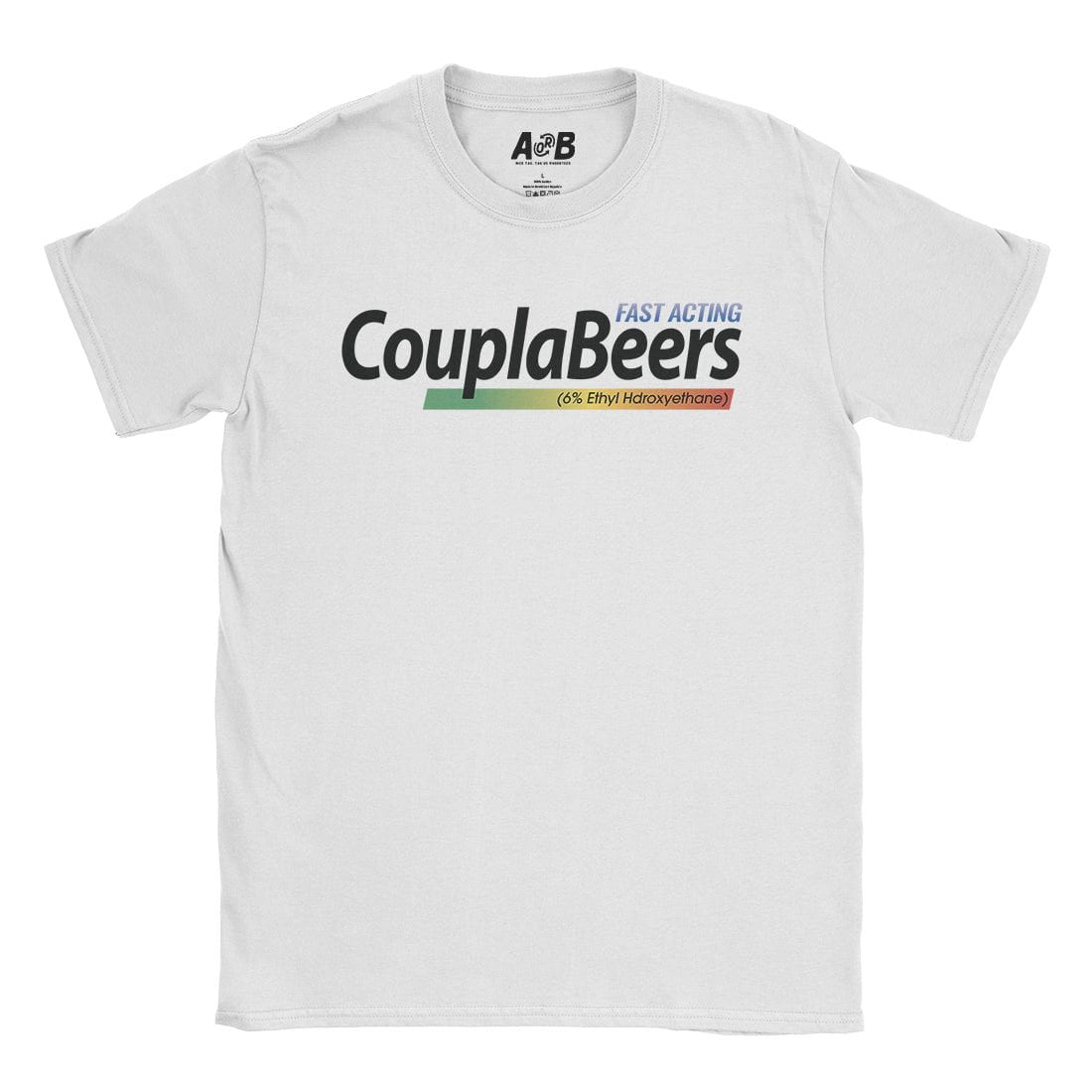 A-or-B-Tees T-Shirt White / S Coupla Beers T-Shirt