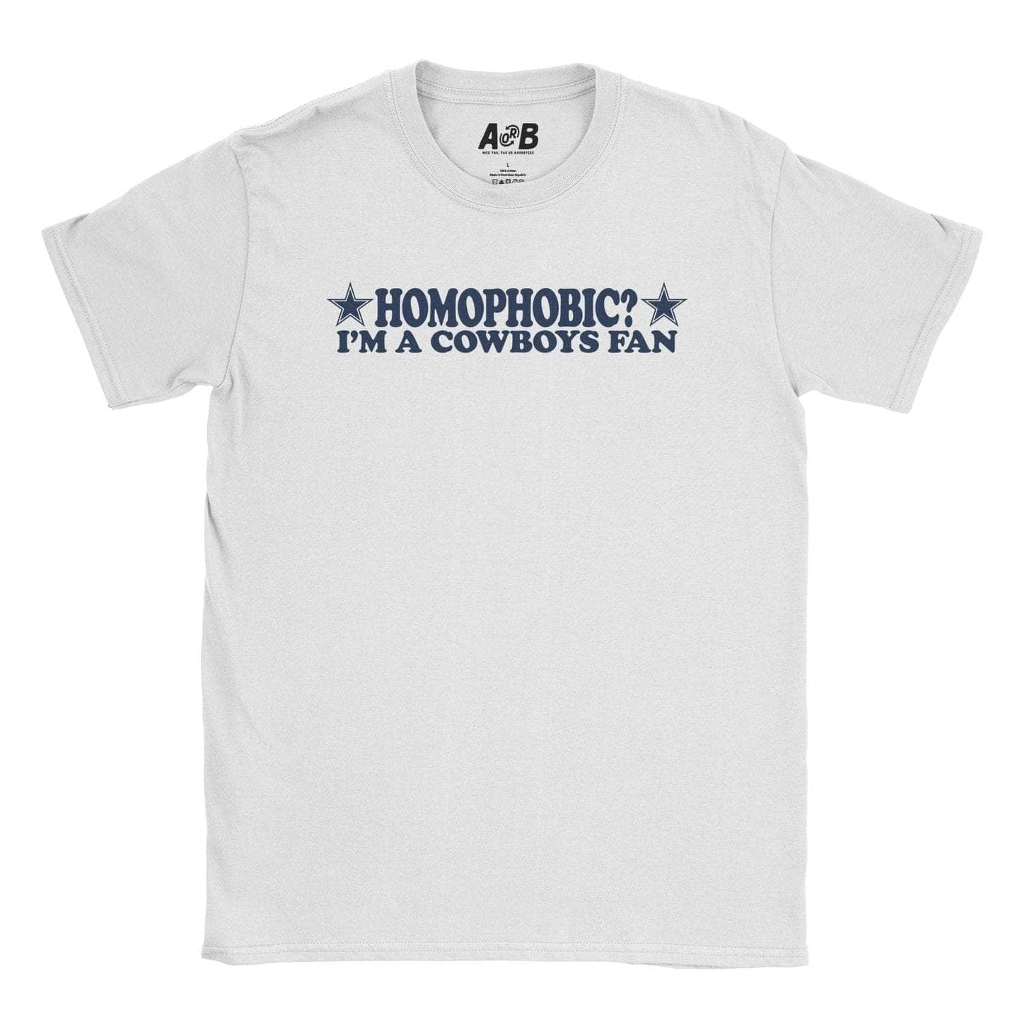A-or-B-Tees T-Shirt White / S Cowboys Fan T-Shirt