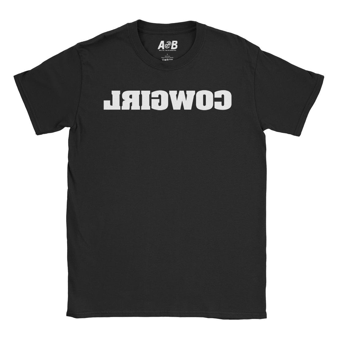 A-or-B-Tees T-Shirt Black / S Cowgirl T-Shirt